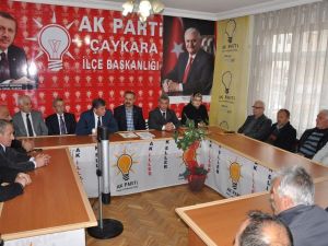 Ak Parti İl Başkanı Revi Çaykara’da Anayasa Değişikliğini Anlattı