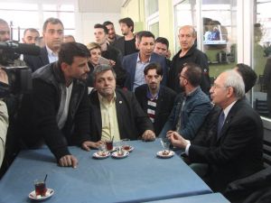Kılıçdaroğlu’ndan Kahvehane Ziyareti