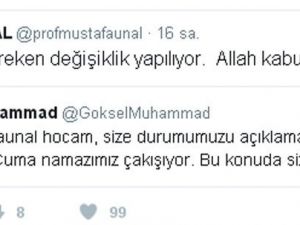 Cuma Namazına Denk Gelen Sınava Düzenleme Sözü