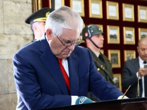 Tillerson Anıtkabir’i Ziyaret Etti