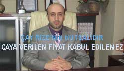 MÜSİAD'dan yaş çay fiyatına tepki
