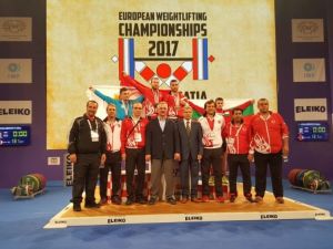Milli Halterciler Avrupa’yı Salladı