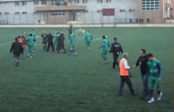 Rize'de Olaylı Maç