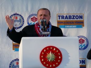 Cumhurbaşkanı Erdoğan Trabzon’da