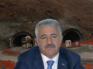 Bakan Arslan: Ovit Tüneli Dünyanın En Uzun Çift Tüp Üçüncü Tüneli