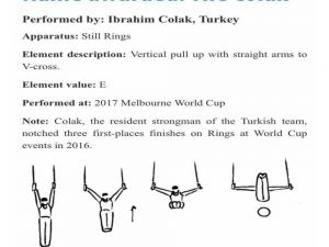 Milli Sporcunun Hareketi Cimnastik Literatürüne Girdi
