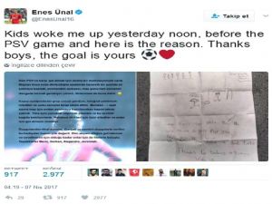 Enes Ünal’dan Duygulandıran Paylaşım