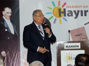 Deniz Baykal Mardin’de Konuştu