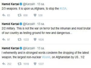 Karzai, Abd’yi Kınadı
