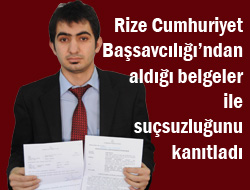 Hırsız Olmadığını Belgeledi