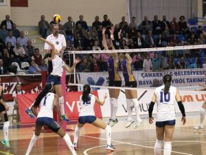 Çanakkale Belediyespor, Halkbank’ı Mağlup Etti