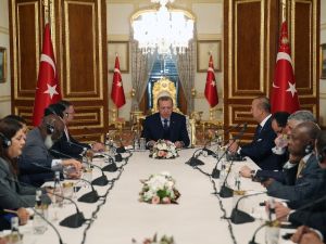Cumhurbaşkanı Erdoğan Yabancı Temsilcilerle Bir Araya Geldi