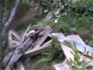 Rize'de Fırtına Nedeniyle 2 Katlı Ahşap Ev Çöktü: 1 Yaralı