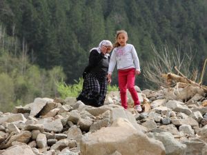 Trabzon’da Hes Bağlantı Borusu Patladı