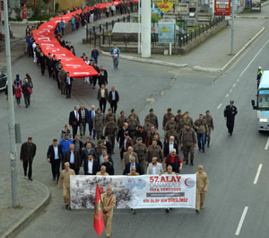 Rize'de Çanakkale 57. Alay Vefa Yürüyüşü Düzenlenecek