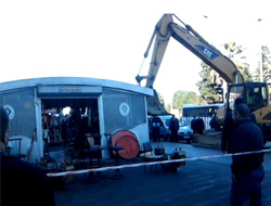 Rize'de Saldırganın İş Yeri Yıkıldı