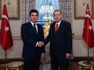 Cumhurbaşkanı Erdoğan Barzani’yi Kabul Etti