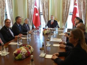 Erdoğan Atlantik Konseyi Yönetim Kurulu’nu Kabul Etti