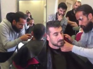 Yıldız Futbolcu Kuaför Oldu