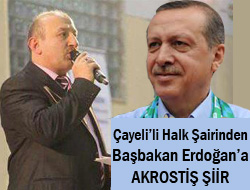 Rize'den Başbakan'a Akrostiş Şiir