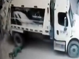Temizlik İşçisinin Feci Ölümü Kamerada