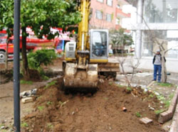 Kültür Merkezine Peyzaj Çalışması