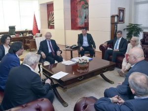 Kılıçdaroğlu Ituc Ve Etuc Heyetini Kabul Etti
