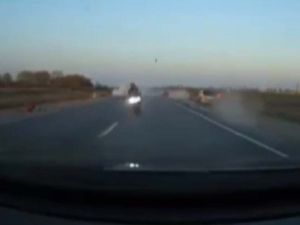 Motosikletlilerin Yarışı Faciayla Bitti