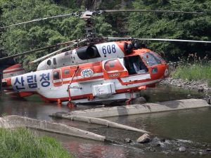 Helikopter Yüksek Gerilim Hattına Çarptı