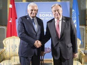 Başbakan Bm Genel Sekreteri’yle Görüştü