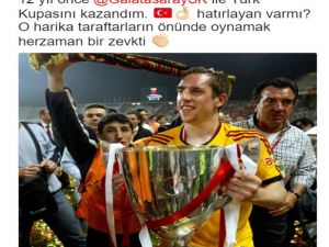 Ribery’den ’Galatasaray’ Mesajı