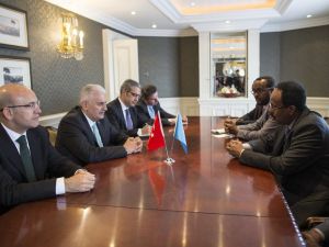 Başbakan Yıldırım Somali Cumhurbaşkanı İle Görüştü