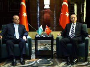 Erdoğan, Pakistan Başbakanı Şerif’i Kabul Etti