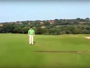 Bir Anda Golf Sahasında Belirdi