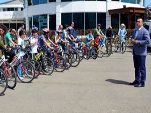 Rize'de Bisiklet Şölenine Yoğun Katılım