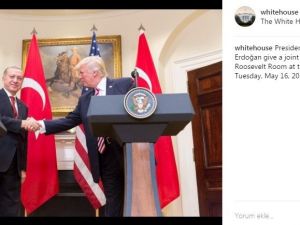 Beyaz Saray’dan Erdoğan-trump Fotoğrafı