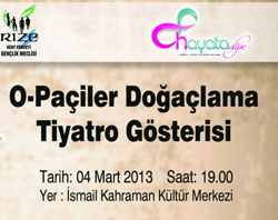 "O-Paçiler" Bu Akşam Sahnede