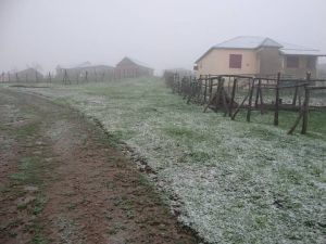 Giresun’da Mayıs Ayında Yaylalara Kar Yağdı