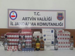 Artvin’de Eş Zamanlı Kaçakçılık Operasyonu
