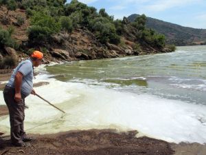 Bafa Gölü’nde Korkutan Manzara