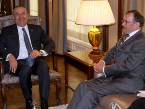 Çavuşoğlu Eide’yi Kabul Etti