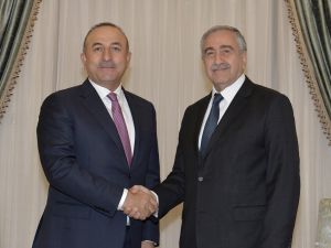Akıncı Çavuşoğlu’yla Görüştü