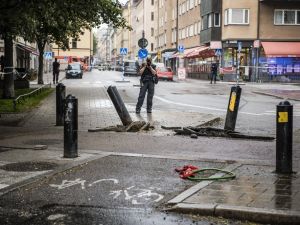 Stockholm’de Kamyonet Yayaların Arasına Daldı