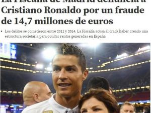 Ronaldo’ya 14.7 Milyon Euro’luk Soruşturma