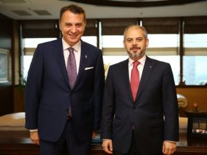 Bakan Kılıç Fikret Orman’ı Kabul Etti