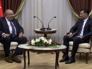 Türkeş, Başbakan Özgürgün’le Görüştü