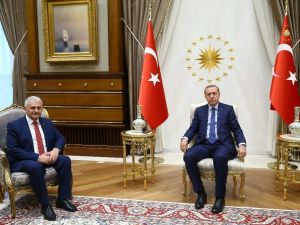Cumhurbaşkanı Erdoğan Başbakan Yıldırım’ı Kabul Etti