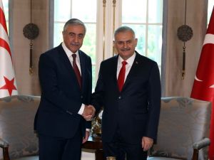 Yıldırım, Kktc Cumhurbaşkanı Akıncı İle Bir Araya Geldi