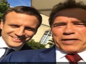 Arnold Schwarzenegger, Elysee Sarayı’nda