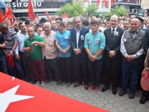 Şehidin Cenaze Törenine Bakan Soylu Da Katıldı
